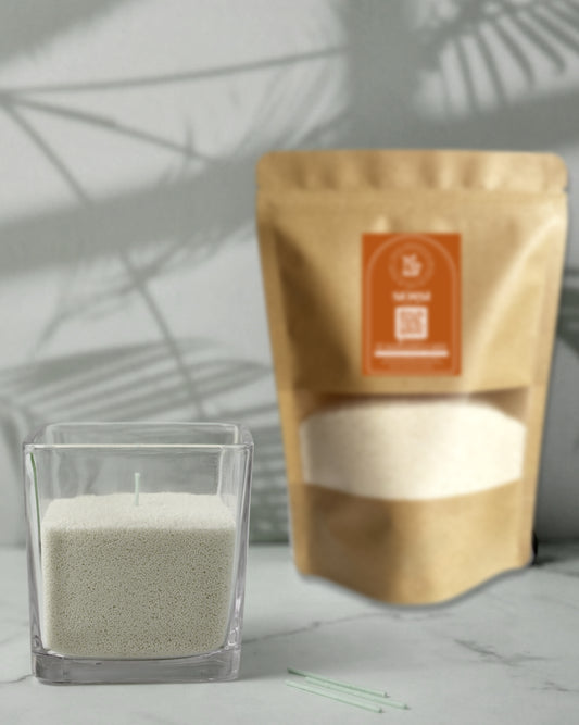 Velas de cera de arena - Aroma: Cookies and cream