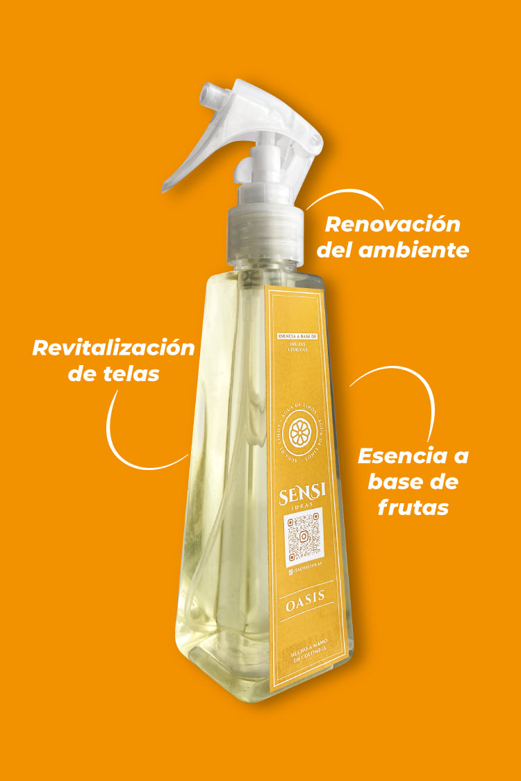 Agua de linos en spray con aceites naturales 'Oasis'